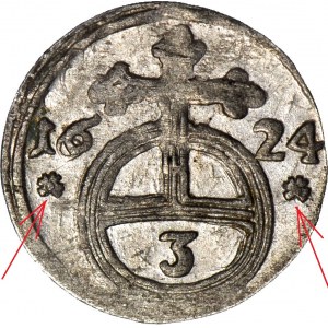 R-, Śląsk, Ferdynand II, Greszel 1624, Wrocław, ROZETY, rzadkie, menniczy