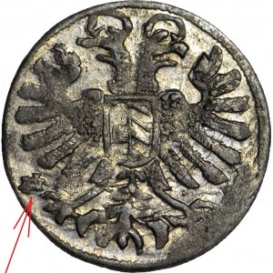RR-, Śląsk, Ferdynand II, Greszel 1624, Wrocław, PRZEBITKA KILKUKROTNA H, b. rzadka