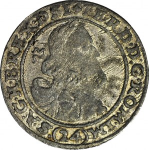 RR-, Śląsk, Ferdynand II, 24 krajcary 1623 HT, Wrocław, rzadka odmiana