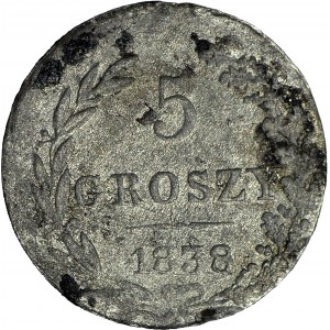 Królestwo Polskie, 5 groszy 1838
