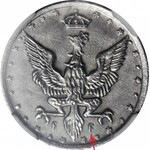 R-, Królestwo Polskie, 10 fenigów 1917 FF, zdwojenie stempla, R4