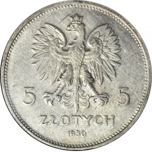 5 złotych 1930 Sztandar, ładny