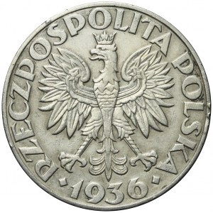 5 złotych 1936, Żaglowiec