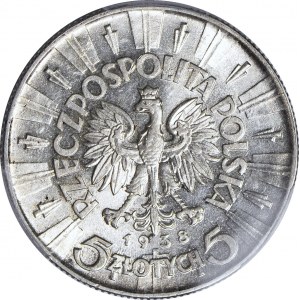 5 złotych 1938, Piłsudski, menniczy