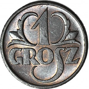 1 grosz 1938, menniczy