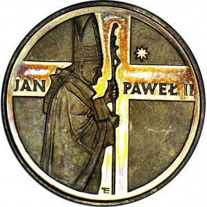 10.000 złotych 1989, Jan Paweł II, Szeroki krzyż