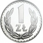 1 złoty 1981, nakład 5 tys., LUSTRZANE