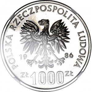 1000 złotych 1986, PRÓBA NIKIEL, Mistrzostwa Świata w Piłce Nożnej MEKSYK 86