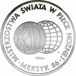 1000 złotych 1986, PRÓBA NIKIEL, Mistrzostwa Świata w Piłce Nożnej MEKSYK 86