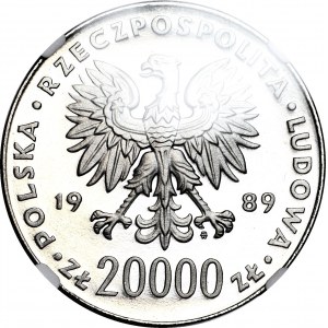 20.000 złotych 1989, PRÓBA NIKIEL, Mistrzostwa Świata w Piłce Nożnej WŁOCHY 90