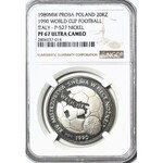 20.000 złotych 1989, PRÓBA NIKIEL, Mistrzostwa Świata w Piłce Nożnej WŁOCHY 90