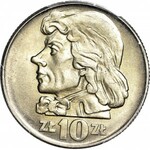 10 złotych 1966 Kościuszko, najniższy nakład, menniczy