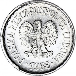1 złoty 1968, rzadki rocznik, mennicze