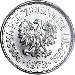 1 złoty 1973, świeży stempel