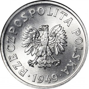 50 groszy 1949, aluminium, mennicze
