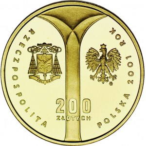 200 złotych 2001, 100-lecie urodzin Kardynała Stefana Wyszyńskiego