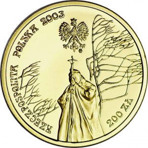 200 złotych 2003, Jan Paweł II, 25-lecie Pontyfikatu