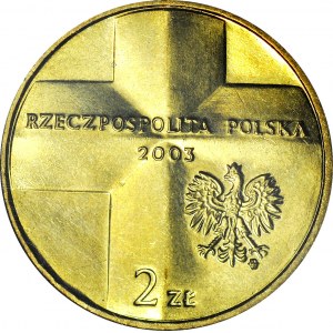 2 złote 2003, Jan Paweł II, 25-lecie pontyfikatu, mennicze