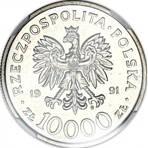 20.000 złotych 1991, PRÓBA NIKIEL, 200 lat Konstytucji 3 maja