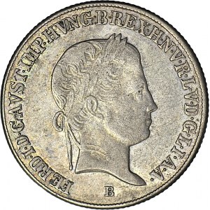 Austria, Ferdynand I, 20 krajcarów 1843 B