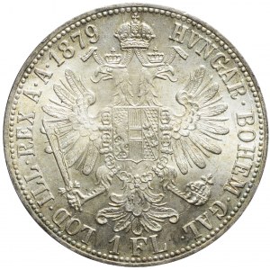 Austria, Franciszek Józef, 1 floren 1879, menniczy