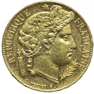 Francja, Republika, 20 franków 1851, Paryż