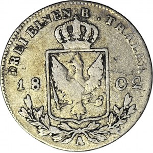 Niemcy, Prusy, Fryderyk Wilhelm III, 1/3 talara 1802 A, Berlin