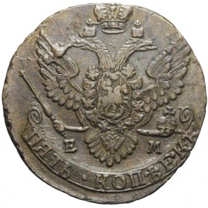 Rosja, Katarzyna II, 5 kopiejek 1788 EM, Jekaterinburg