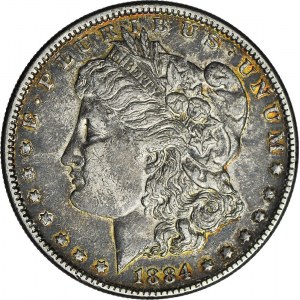 Stany Zjednoczone Ameryki (USA), 1 dolar 1884, Filadelfia, typ Morgan