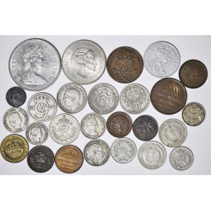 zestaw 26 szt. monety europejskie