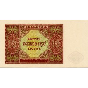 10 złotych 1946, bez oznaczenia serii
