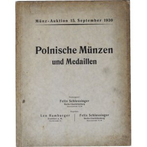 Katalog aukcji kolekcji M. Frankiewicza (oryginał), Berlin 1930