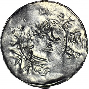 Niemcy, Esslingen, Henryk II 1002-1024, denar