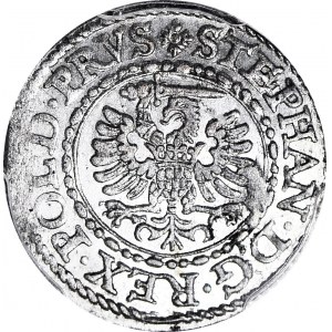 Stefan Batory, Szeląg koronny 1584, Gdańsk, WYŚMIENITY