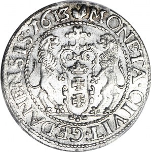 R-, Zygmunt III Waza, Ort 1613, Gdańsk, menniczy