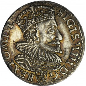 Sigismund III. Vasa, Trojak 1594, Malbork, schön