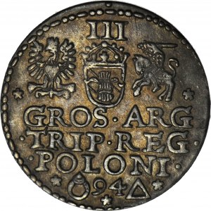 Sigismund III. Vasa, Trojak 1594, Malbork, schön