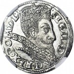 Zygmunt III Waza, Trojak 1597, Poznań, WYŚMIENITY