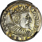 Zygmunt III Waza, Trojak 1598, Ryga, menniczy
