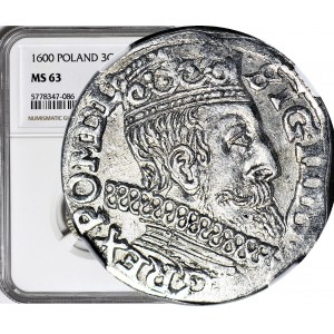 Zygmunt III Waza, Trojak Poznań 1600, menniczy
