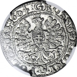 R-, Zygmunt III Waza, Grosz 1604 Kraków, menniczy, R2