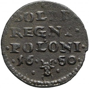 R-, Jan II Kazimierz, Szeląg 1650, Wschowa,