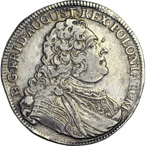 R-, August III Sas, 2/3 talara 1750, Drezno, rzadki