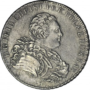 Fryderyk Krystian, Talar 1763 IFôF, S, Lipsk, ładny