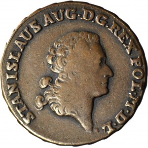 R-, Stanisław A. Poniatowski, Trojak 1792 EB, przebitka z 1791