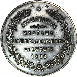 RRR-, Medal 1898, Srebro, Jubileuszowa Wystawa we Lwowie, NIENOTOWANY