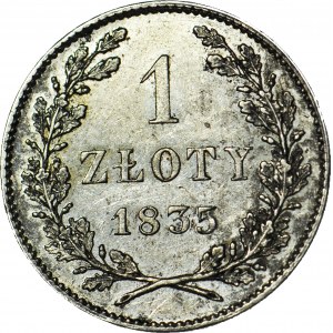 Wolne Miasto Kraków, 1 złoty 1835, menniczy