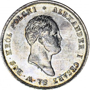 RR-, Królestwo Polskie, Aleksander I, 10 złotych 1821, Warszawa, PIĘKNY