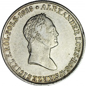 R-, Królestwo Polskie, Aleksander I, 5 złotych 1829 FH