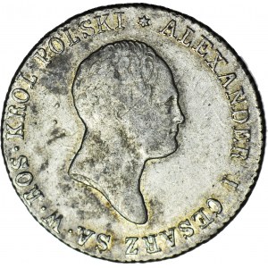 R-, Królestwo Polskie, Aleksander I, 2 złote 1820 IB, bezrantowe
